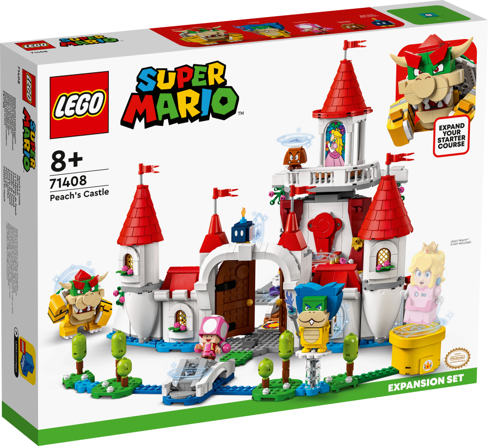 71408 LEGO® Super Mario Peach pils paplašinājuma maršruts, no 8+ gadiem, NEW 2022! (Maksas piegāde eur 3.99)