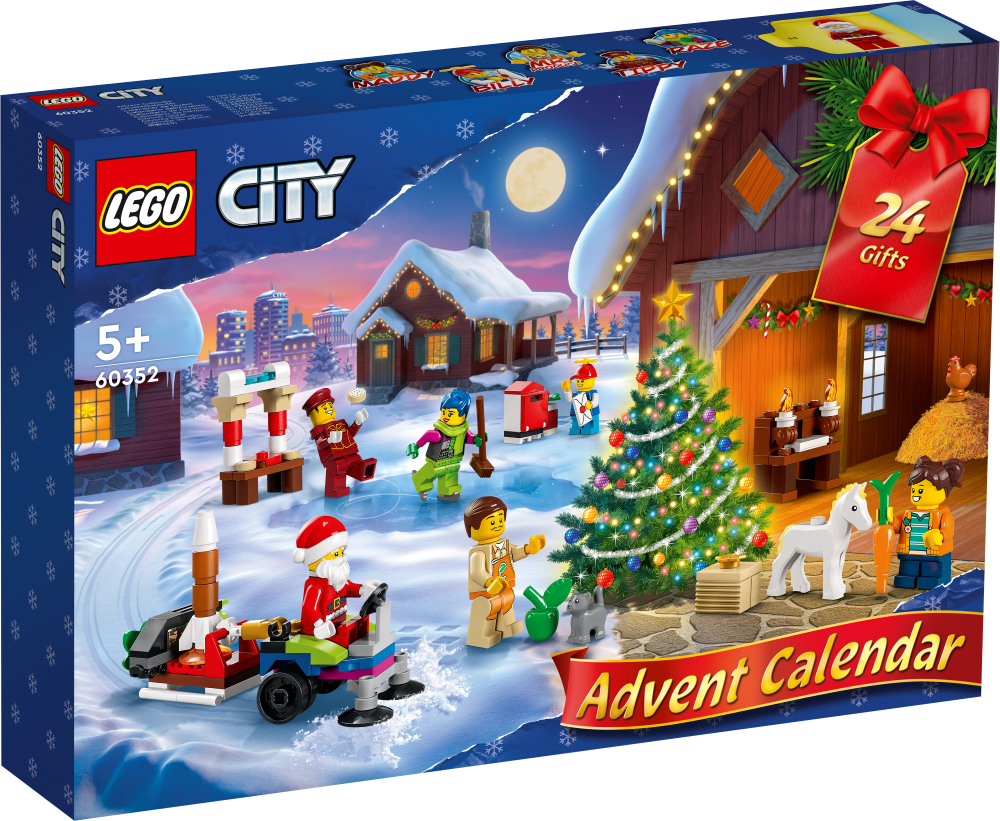 60352 LEGO® City Adventes kalendārs, с 5+ лет, NEW 2022! (Maksas piegāde eur 3.99)