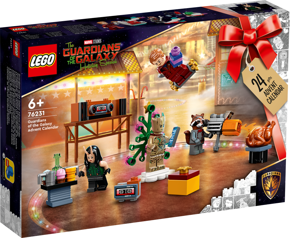 76231 LEGO® Marvel Galaktikas sargu Adventes kalendārs, с 6+ лет, NEW 2022! (Maksas piegāde eur 3.99)