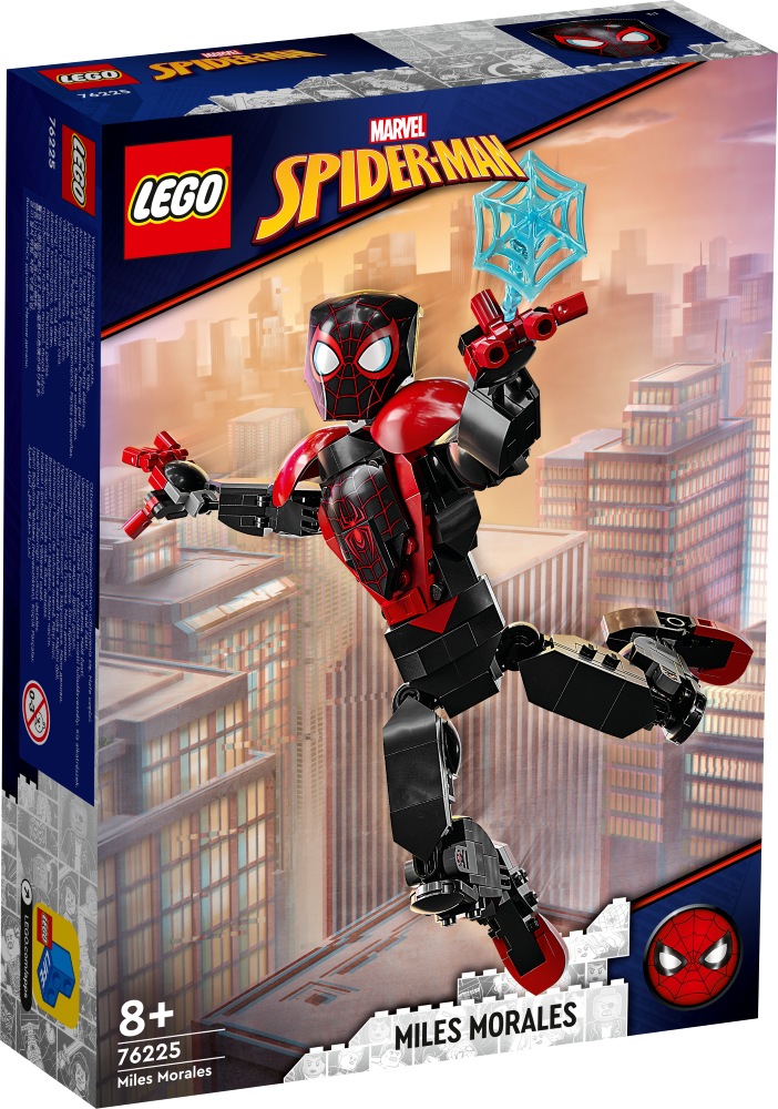 76225 LEGO® Spider ManMiles Morales figūra, no 8+ gadiem, NEW 2022! (Maksas piegāde eur 3.99)