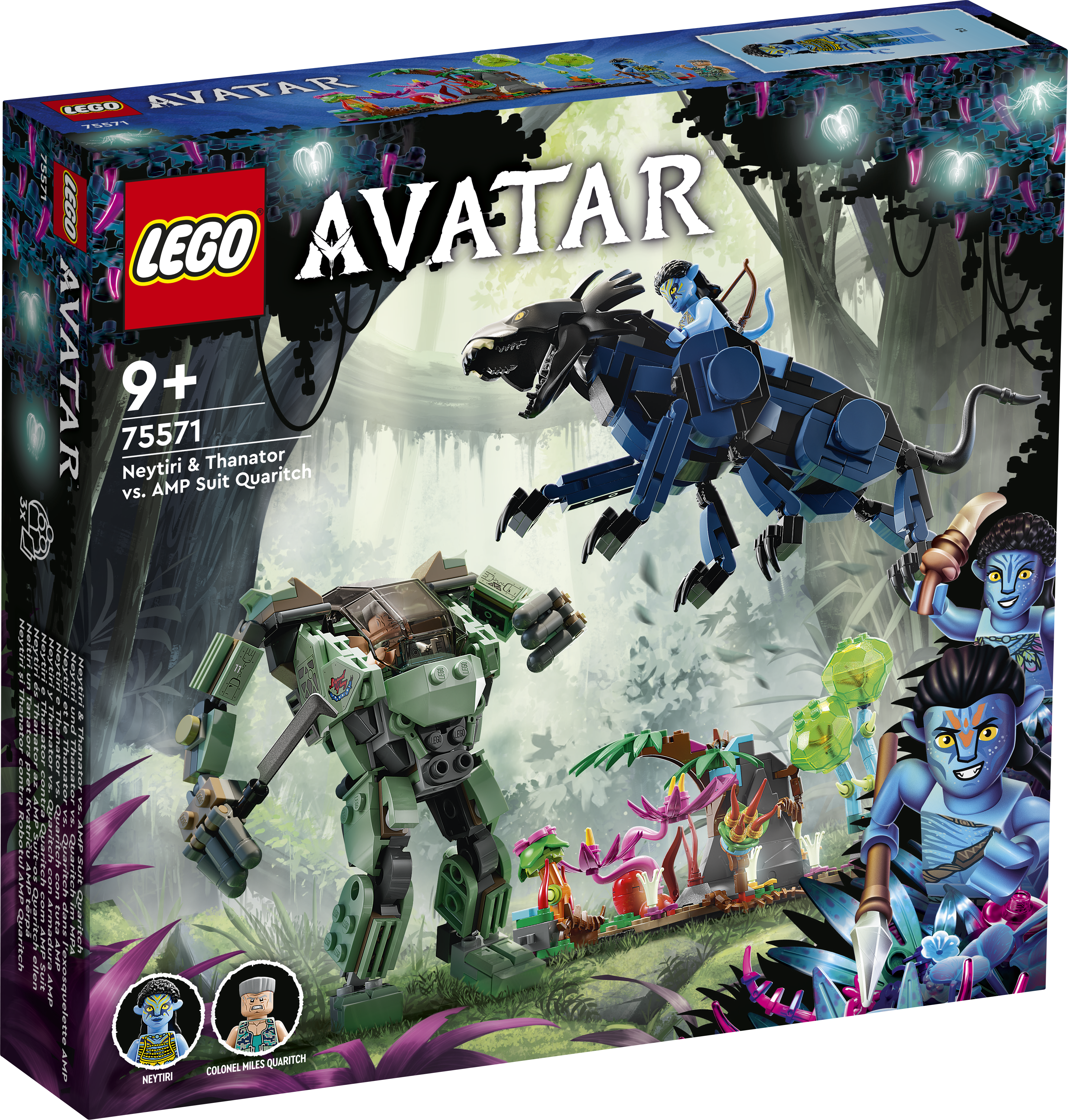 75571 LEGO® Avatar Нейтири и танатор против Майлза Куорича в УМП Скафандре , с 9+ лет, NEW 2022! (Maksas piegāde eur 3.99)
