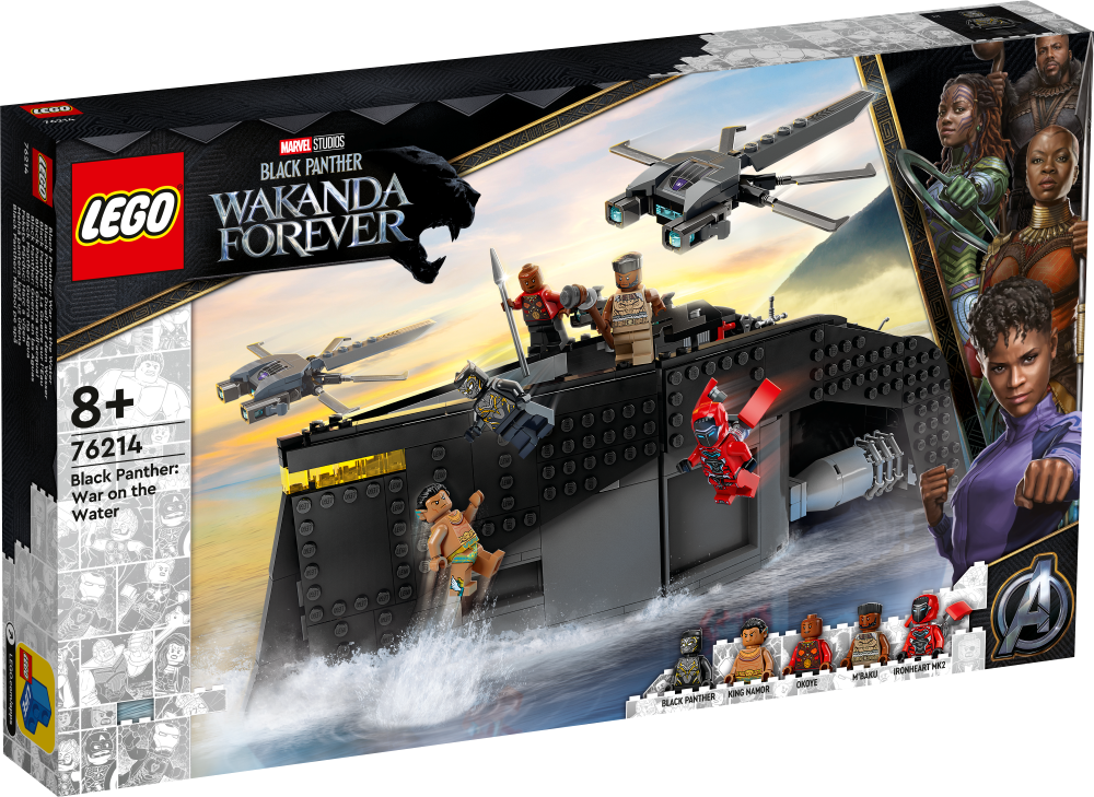 76214 LEGO® Marvel Melnā pantera: karš uz ūdens, no 8+ gadiem, NEW 2022!
