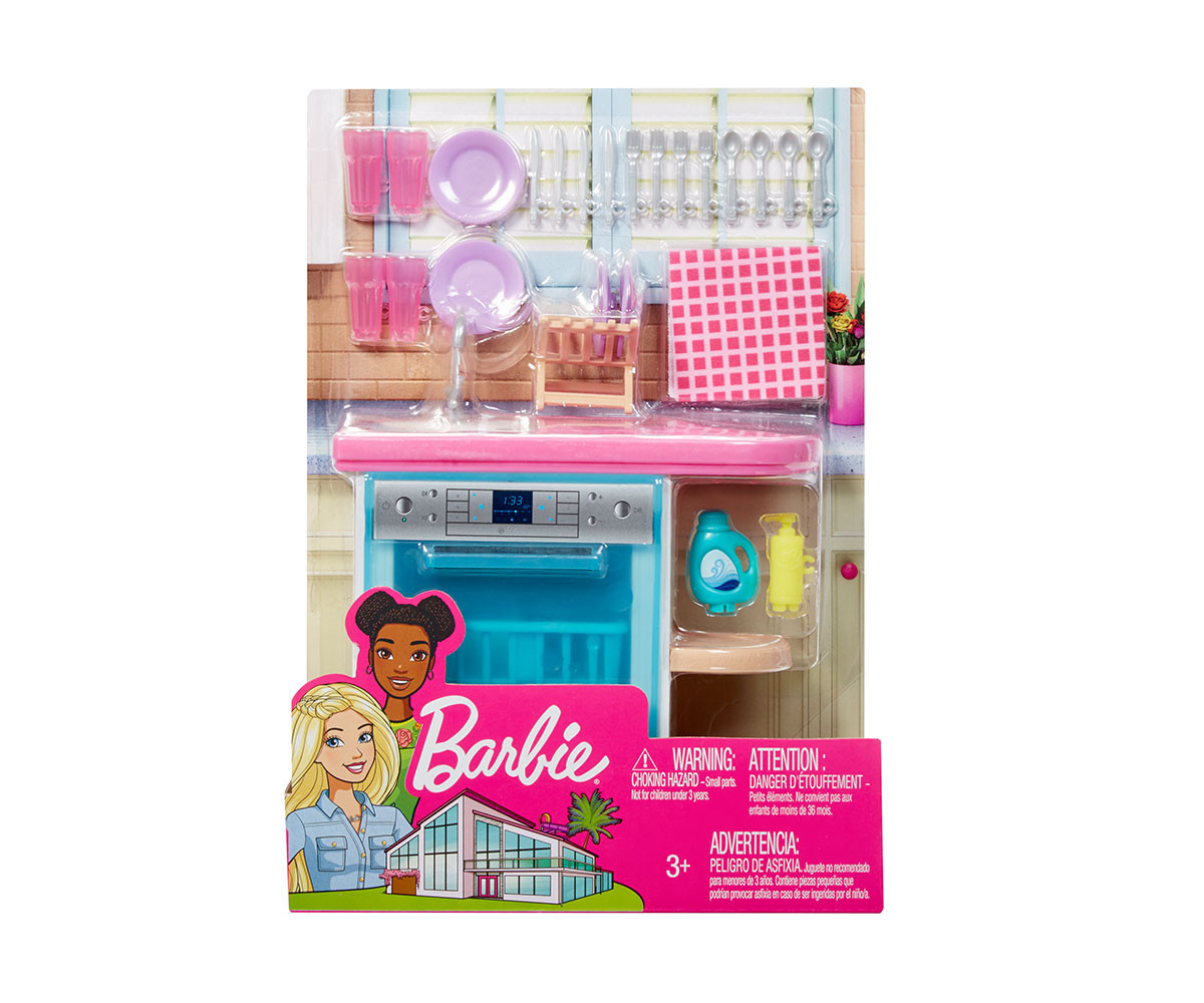 FXG33 Barbie Leļļu mājas virtuve ar aksesuāriem