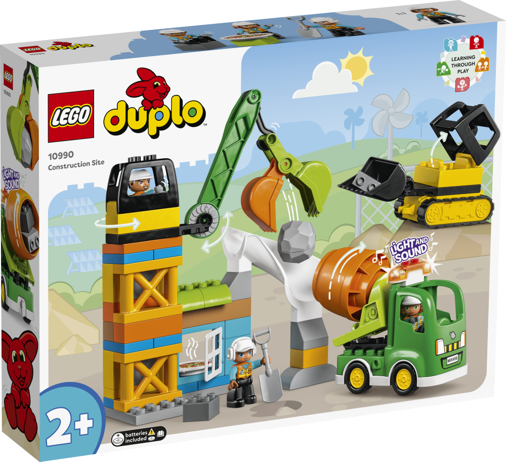 10990 LEGO® DUPLO Būvlaukums, no 2+ gadiem, NEW 2023!