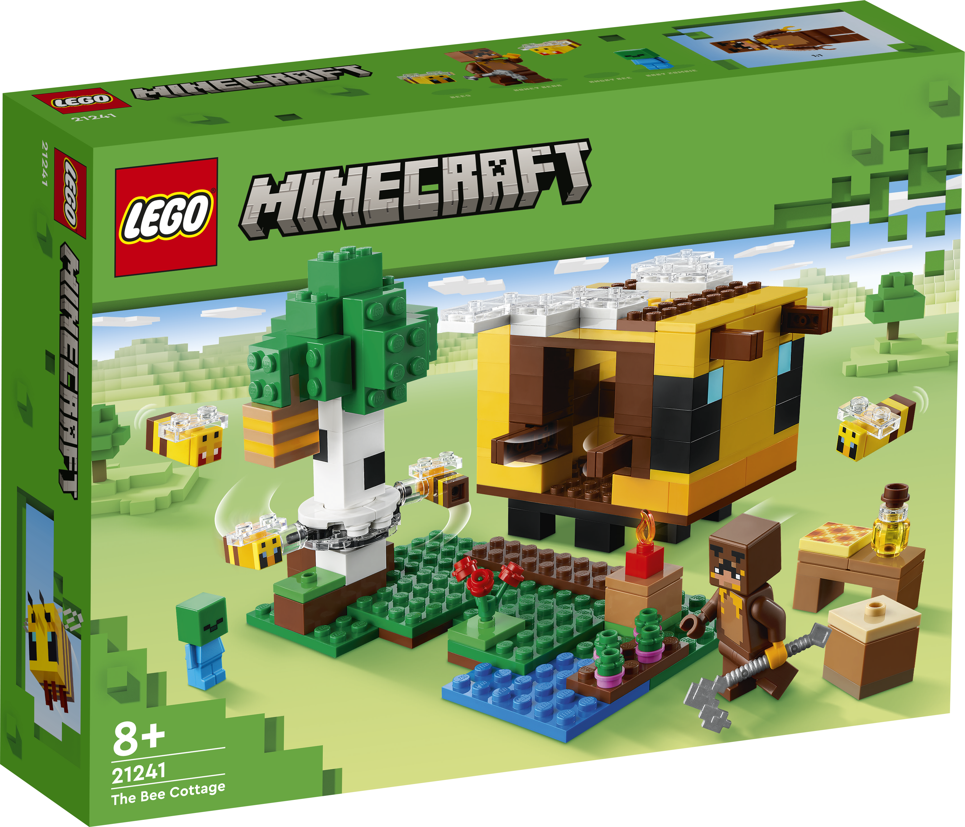 21241 LEGO® Minecraft Пчелиный домик, с 8+ лет, NEW 2023!