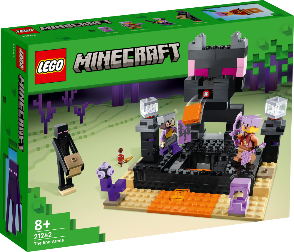 21242 LEGO® Minecraft Арена Края, с 8+ лет, NEW 2023!