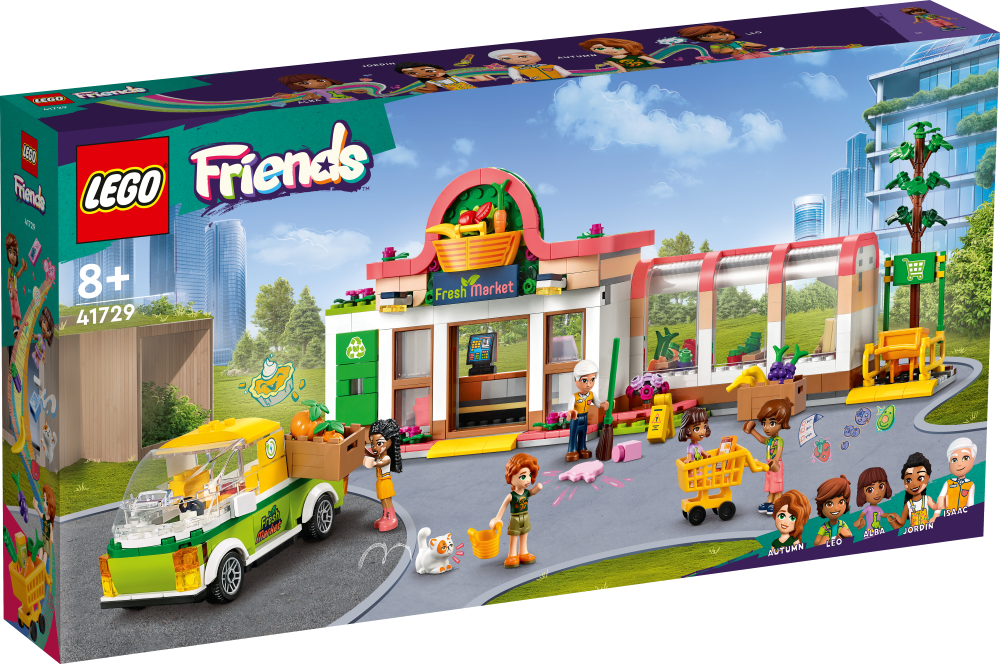 41729 LEGO® Friends Ekoloģiskās pārtikas veikals, no 8+ gadiem, NEW 2023!