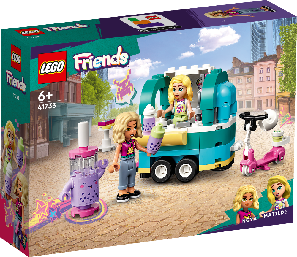 41733 LEGO® Friends Бабл-ти кафе на колёсах, no 6+ gadiem, NEW 2023!