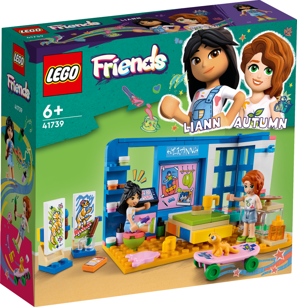 41739 LEGO® Friends Liannas istaba, no 6+ gadiem, NEW 2023!