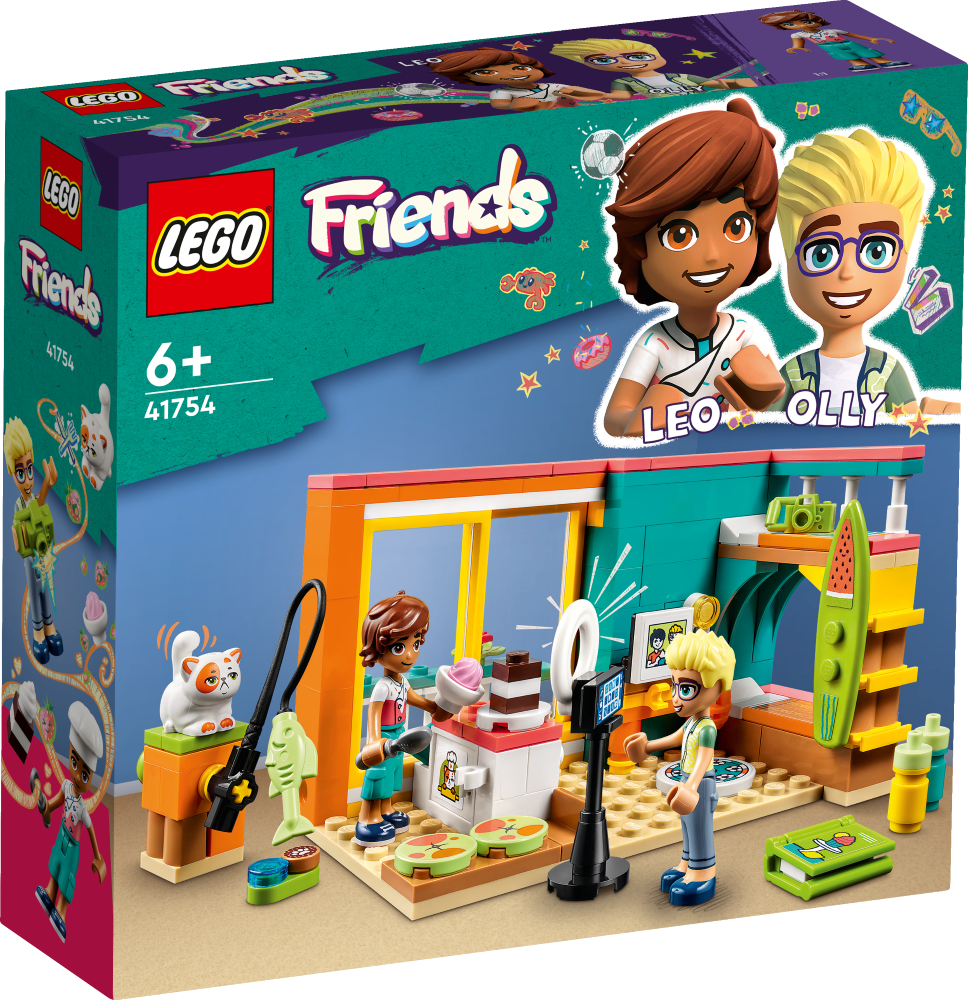 41754 LEGO® Friends Leo istaba, no 6+ gadiem, NEW 2023!