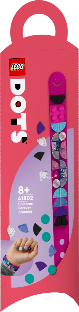 41802 LEGO® DOTS Браслет «Единороги навсегда», с 8+ лет, NEW 2023!