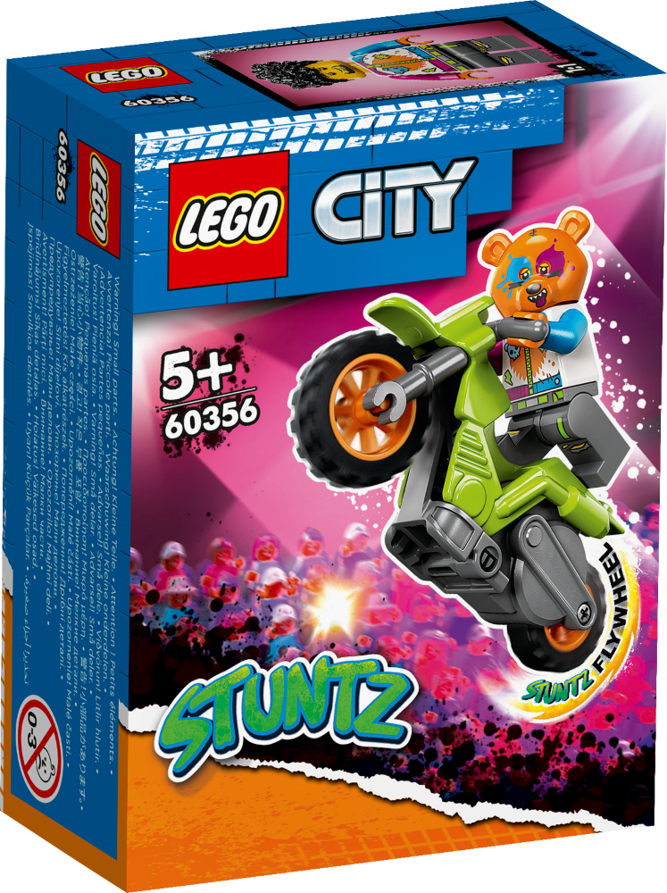 60356 LEGO® City Lāča triku motocikls, no 5+ gadiem, NEW 2023!