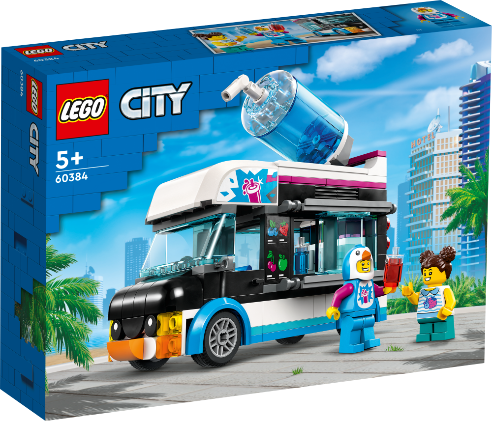 60384 LEGO® City Коктейльный фургон пингвина, с 5+ лет, NEW 2023!