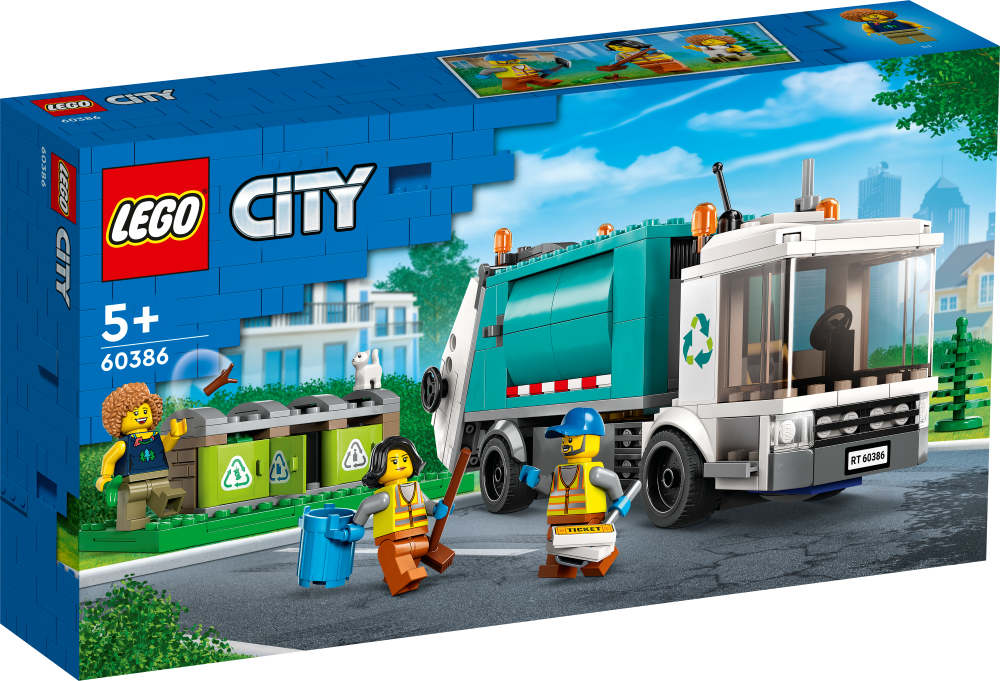 60386 LEGO® City Грузовик для переработки отходов, с 5+ лет, NEW 2023!