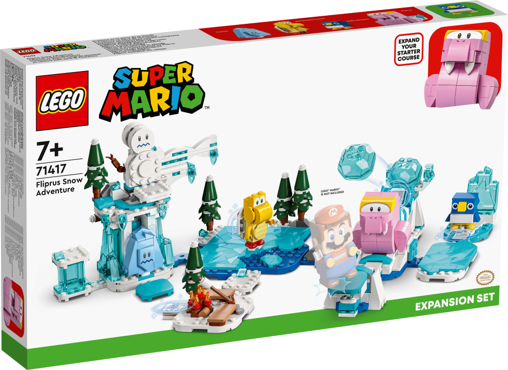 71417 LEGO® Super Mario Fliprus sniega piedzīvojuma paplašinājuma maršruts, no 7+ gadiem, NEW 2023!