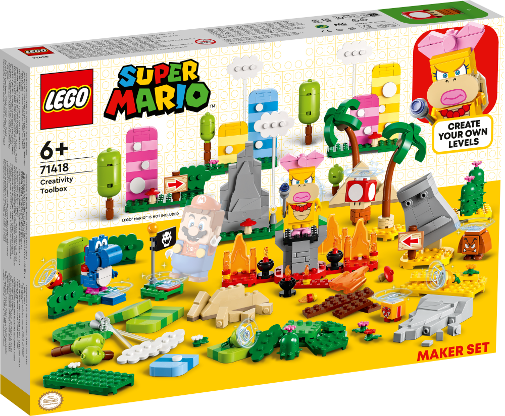71418 LEGO® Super Mario Radošuma veidošanas komplekts, no 6+ gadiem, NEW 2023!