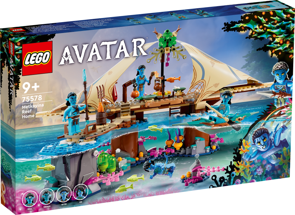 75578 LEGO® Avatar Metkajinu mājas rifā, no 9+ gadiem, NEW 2023!