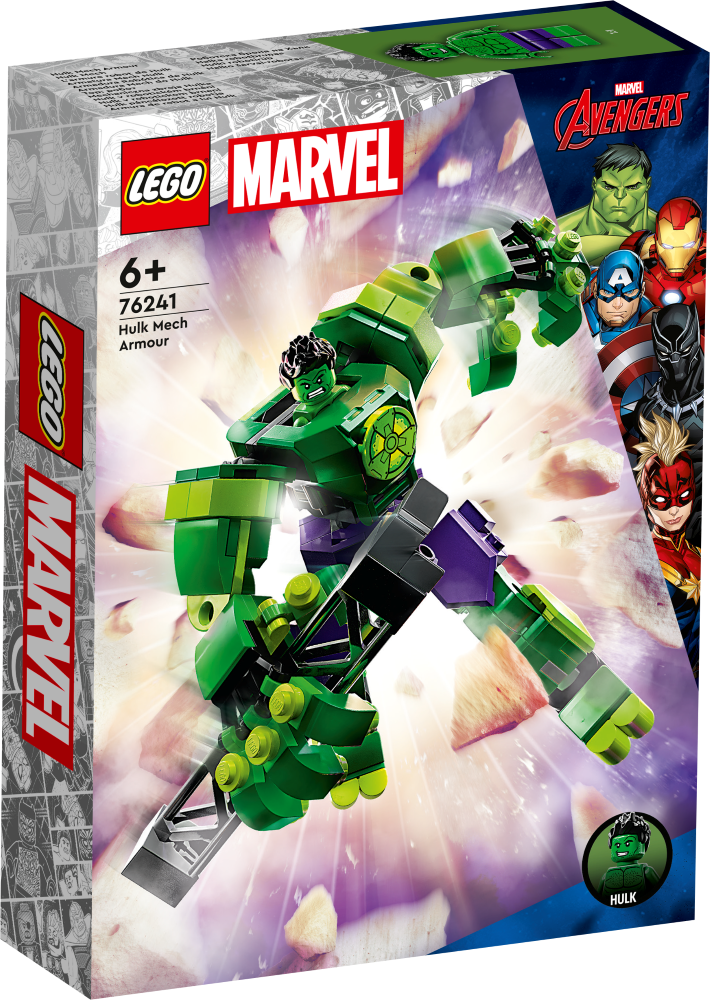 76241 LEGO® Marvel Halka robotbruņas , no 6+ gadiem, NEW 2023!