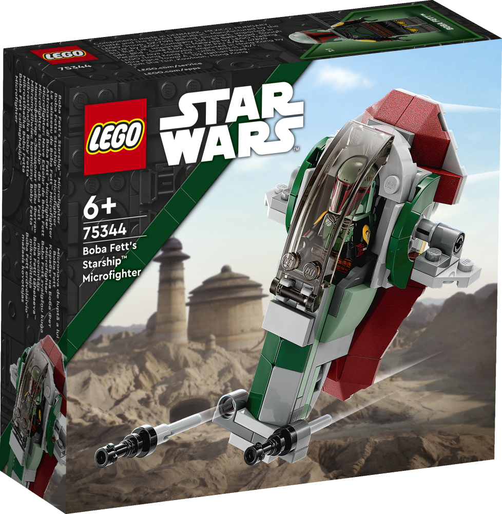 75344 LEGO® Star Wars™ Boba Fett zvaigžņu kuģa mikrocīnītājs, no 6+ gadiem, NEW 2023!