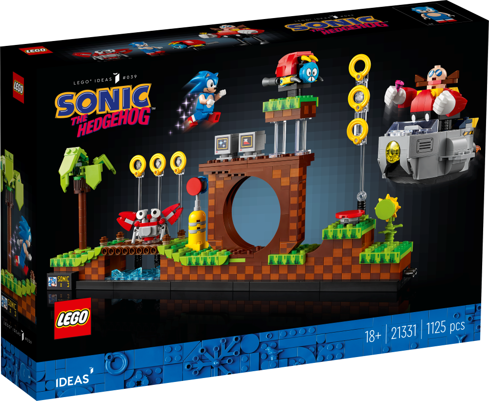 21331 LEGO® Ideas Sonic the Hedgehog™ – Zaļo kalnu zona, no 18+ gadiem, NEW 2023!