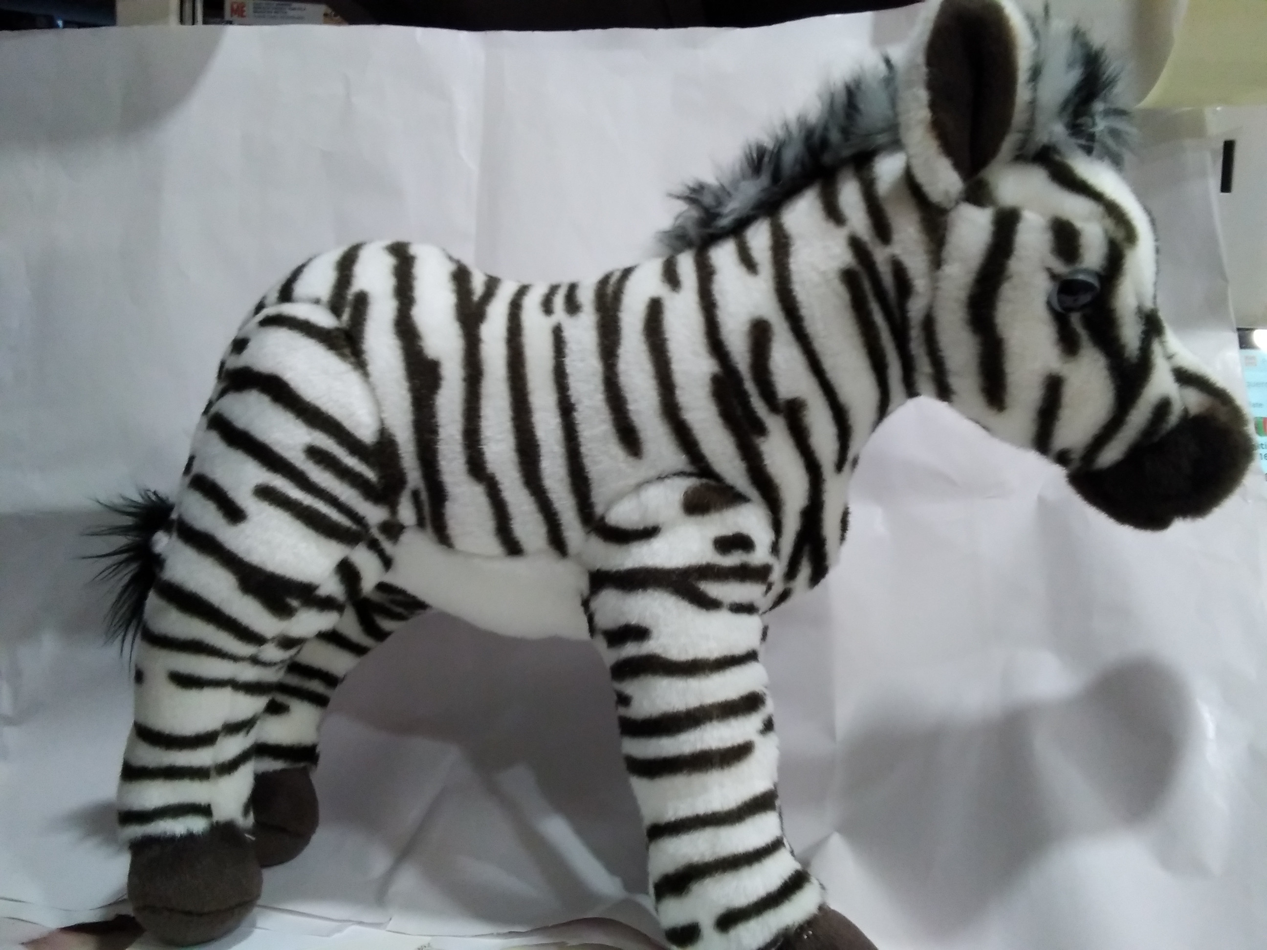 Mīkstā rotaļlieta - Zebra apm. 35x15cm