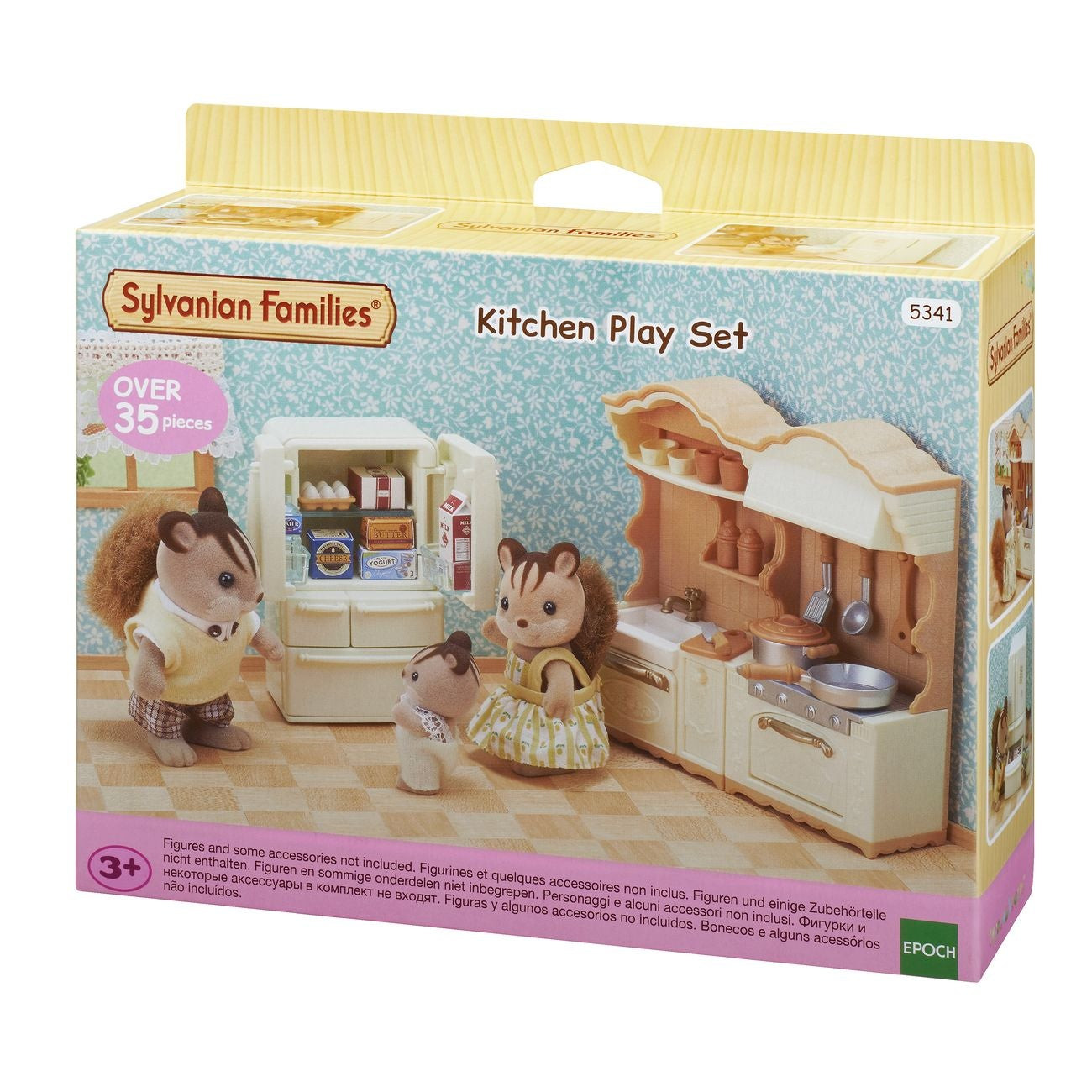 Sylvanian Families Klasiska virtuve ar leduskapi (35 detaļas) 5341