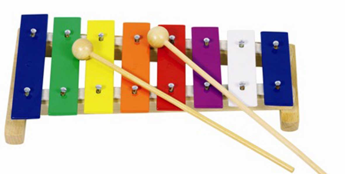 61959 GOKI metāla ksilofons ar 8 skaņām