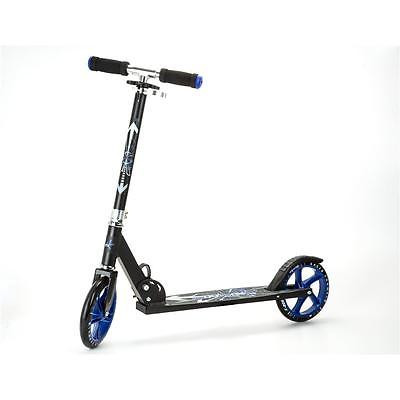 Muuwmi Aluminium Scooter skrejritenis 205 mm, melns/zils