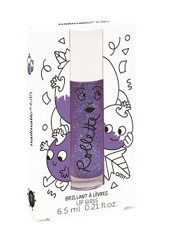 Akcija! Nailmatic Kids Dabīgs un mitrinošs bērnu lūpu spīdums ar vitamīniem un upeņu garšu, 6,5ml (var būt bojāts iepakojums)