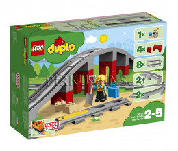 10872 LEGO® DUPLO Dzelzceļa tilts un sliedes, no 2 līdz 5 gadiem (Maksas piegāde eur 3.99)