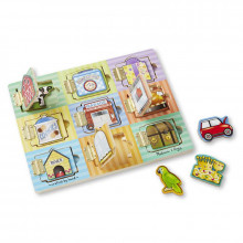 Melissa & Doug koka rotaļlieta magnētiskās paslēpes, 10474