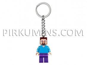 853818 LEGO® Key Chains Steve Key Chain, LEGO atslēgu piekariņš, c 6+ лет NEW 2018!