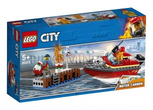 60213 LEGO® City Ugunsgrēks kuģu piestātnē, no 5+ gadiem NEW 2019!