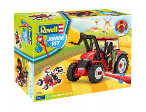 Revell Junior Kit 00815 Traktors ar pacēlējiem un figūriņu 4+