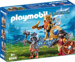 9344 PLAYMOBIL® Knights Rūķu karalis ar sargiem, no 5+