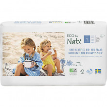 Naty by Nature Babycare 3 экологические подгузники (4-9 кг), 50 шт. ECO, EKO - BIO