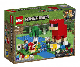 21153 LEGO® Minecraft Шерстяная ферма, c 7 лет NEW 2019!