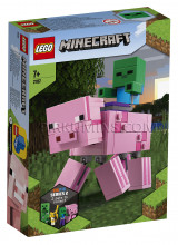 21157 LEGO® Minecraft BigFig cūka ar zombiju mazuli, no 7 gadiem NEW 2020!
