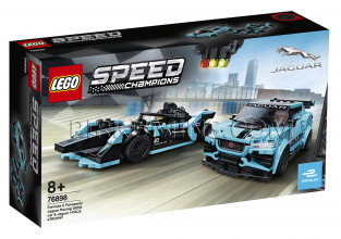 76898 LEGO® Speed Champions Formula E Panasonic Jaguar Racing GEN2 car & Jaguar I-PACE eTROPHY, c 8+ лет NEW 2020!