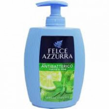 FELCE AZZURRA antibakteriālas šķ.ziepes 300ml (piparmētra;laims aromāts)