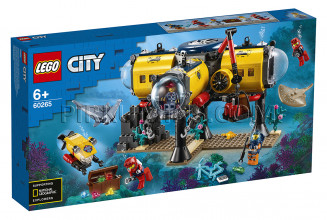 60265 LEGO® City Okeāna izpētes bāze, no 6+ gadiem NEW 2020! (Maksas piegāde eur 3.99)