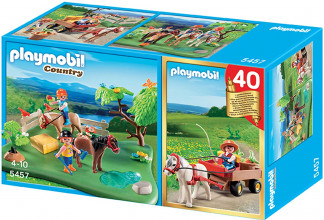 IZPĀRDOŠANA! 5457 PLAYMOBIL® Country Ponija ganības, no 4+