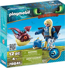 70041 PLAYMOBIL® Dragons Astrid ar Hobbgobler, no 4+