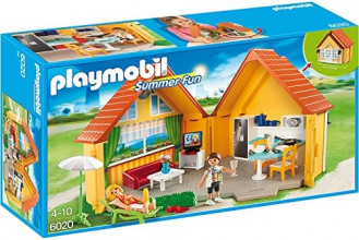 Izpārdošana! 6020 PLAYMOBIL® Summer Fun Vasarnīca(21cmx2) 71gab., no 4+