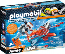 70004 PLAYMOBIL® Top Agents Zemūdens nirējs, no 6+