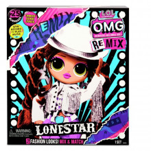 LOL Surprise OMG Remix lelle Lone Star, 23 cm