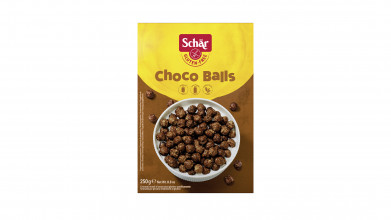 Schar Choco Balls brokastu šokolādes bumbiņas, bez glutēna, 250g