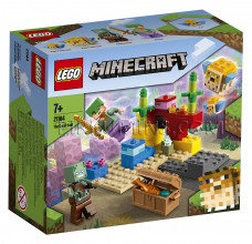 21164 LEGO® Minecraft Коралловый риф, c 7 лет NEW 2021!
