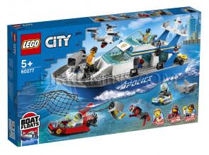 60277 LEGO® City Policijas patruļkuģis, no 5+ gadiem NEW 2021!