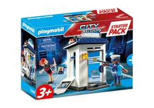70498 PLAYMOBIL® Starter Pack Policijas postenis, no 3+ gadiem NEW 2021!